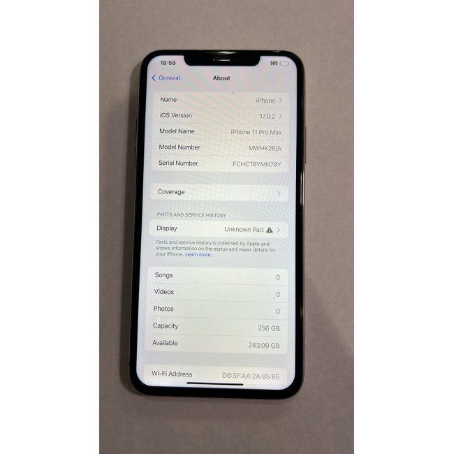Apple iPhone 11 Pro Max 256GB - No FaceID