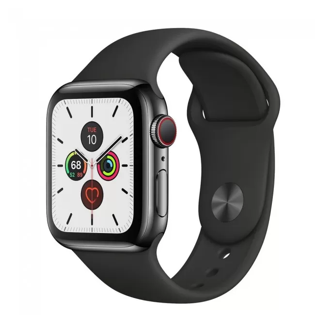 Apple Watch Series 5 GPS Cellular 40mm Stainless Steel Case [Open Box]