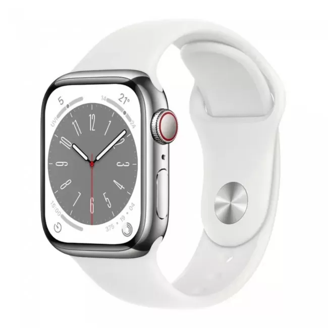 Apple Watch Series 8 45mm GPS Cellular Stainless Steel Case [Open Box]
