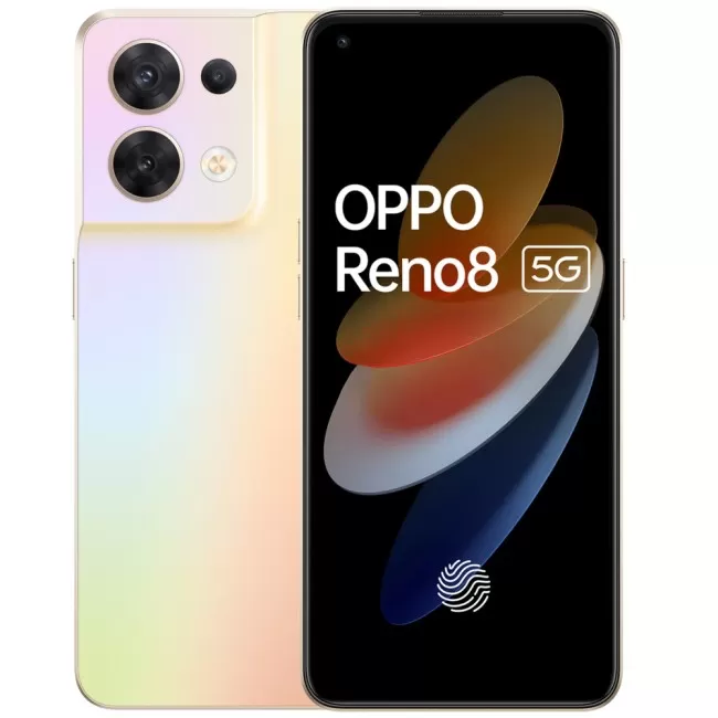 Buy Refurbished Oppo Reno8 5G (256GB) in Shimmer Gold