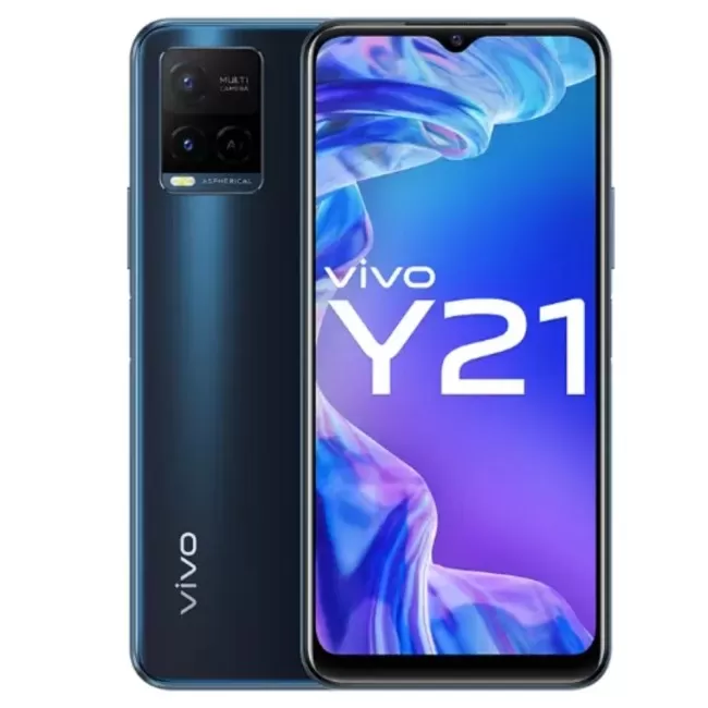 Buy Refurbished Vivo Y21 (64GB) in Midnight Blue Buy Refurbished Vivo Y21 (64GB) in Midnight Blue